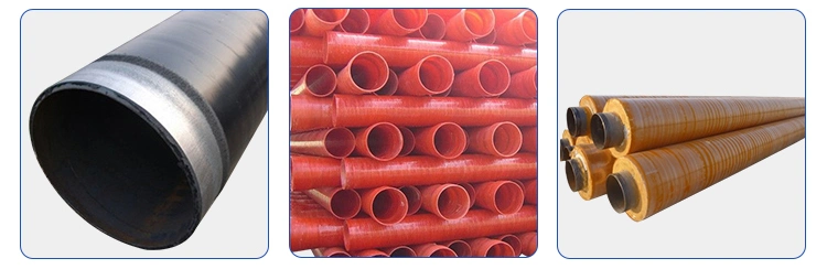 FRP GRP Gre Fiberglass Pipe China Factory Buried Corrosion Resistant Tube