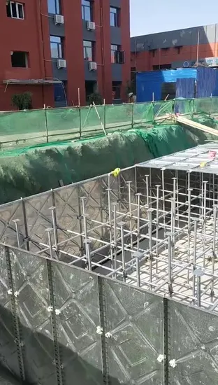 Preço barato armazenamento de chuva subterrâneo tanque de água SMC FRP