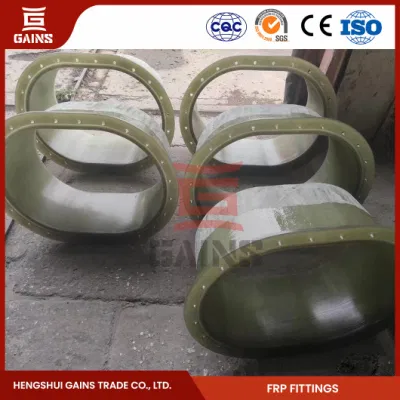 Ganha acessórios para tubos de fibra de vidro FRP atacadista Gre Pipe Fitting China FRP/GRP Long Tee